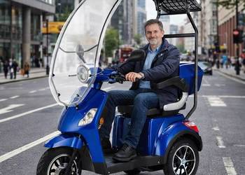 RATY 0% Skuter inwalidzki elektryczny DRACO z zadaszeniem 25 km/h fv