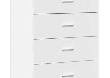 Szafka biała 60x39x80 cm materiał drewnopochodny WM-840527