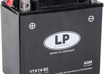 Akumulator motocyklowy Landport YTX14-BS 12V 12Ah 190A