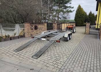 Przyczepa Laweta Pod Minikoparkę * DMC 2500KG * Zarejestrowana * VAT 23