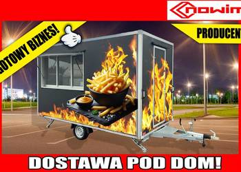 przyczepa gastronomiczna 4 m gotowy biznes foodtruck fast food wyposażona