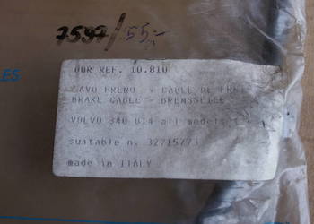 LINKA HAMULCA RĘCZNEGO VOLVO  340-360 1975/08-1991/07