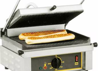 Kontakt grill elektryczny, ryflowany, 3 kW ROLLER GRILL