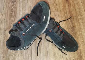 Buty Emporio Armani EUR43 27.7cm Skóra* półbuty skórzane sneakersy GA