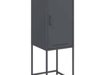 Szafka antracytowa 36x39x107 cm stal WM-846532