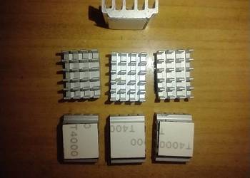 Radiatory T4000 wymiary 20x13 mm 7szt aluminium