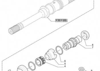 New Holland T6010 Tuleja 53t 47126720