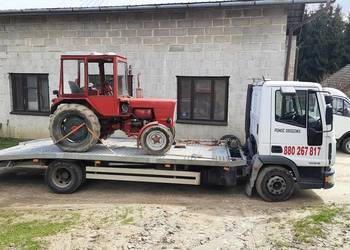Laweta WOLA RZĘDZIŃSKA Pomoc Drogowa transport maszyn