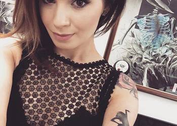 zarny top H&M xs 34 elegancki dekolt siatka siateczka