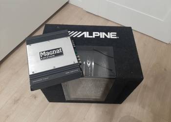 Subwoofer Skrzynia Basowa Alpine wzmacniacz Magnat Edytion
