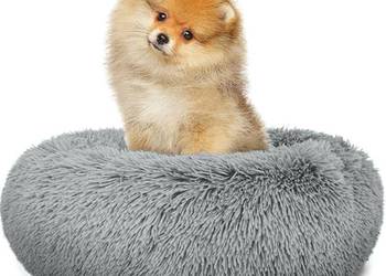 Legowisko pluszowe uniwersalne dla Psa Kota 40cm - jasnoszare