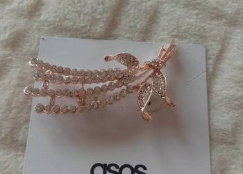 ASOS/ Ekskluzywna, duża, Bogato zdobiona broszka, NOWA