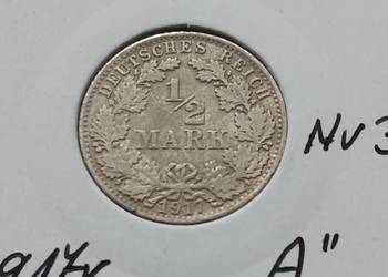 1/2 Marki Prusy 1917 r. - nr.3 - mennica A