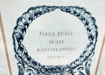 Poezja polska okresu międzywojennego lektury szkolne różne