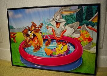 Looney Tunes - królik Bugs i inni - duży obrazek w ramce
