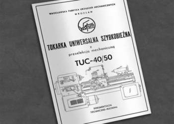 Tokarka TUC 40 / 50 - dokumentacja DTR