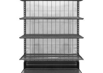 Regał sklepowy WANZL przyścienny 195 cm x 131 cm 4-półki MODUŁ BAZOWY