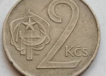 Moneta 2 korony czechosłowackie 1980r.