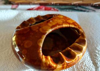 PRL popielniczka porcelit y