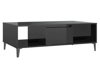 Stolik kawowy czarny wysoki połysk 1035x60x35 cm WM-806029