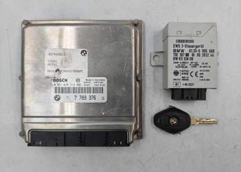 Sterownik Silnika BMW 5 E39 530d M57D30 7789376 0281010314 ZESTAW