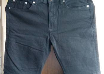 Nowe jeansowe czarne szorty męskie r. 32 River Island