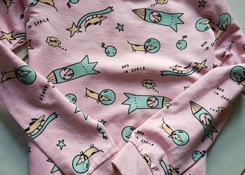 r.134, Reserved bluza bluzka piżama piżamka kosmos