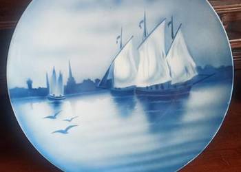 Wielka patera- Villeroy & Boch - V & B.   Żagle, brzozy. Do powieszenia Wielka patera- Villeroy & Boch - V & B.   Żagle, brzozy. Do powieszenia