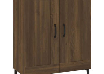 Szafka brązowy dąb 695x34x90 cm materiał drewnopochodny WM-817344