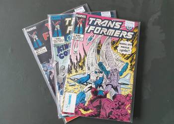 Transformers - zestaw 3 komiksów - TM-Semic 1993 rok Transformers - zestaw 3 komiksów - TM-Semic 1993 rok