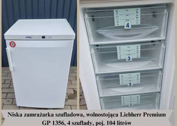 Niska zamrażarka szufladowa Liebherr Premium GP 1356, poj. 104 L.