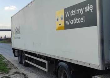 LeciTrailer S2E18 Kontener z roletą , Koffer, Izoterma stan bardzo dobry