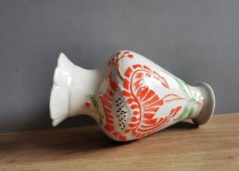 Stara wazon porcelana Steatyt Katowice Zygmunt Buksowcz design PRL 1960