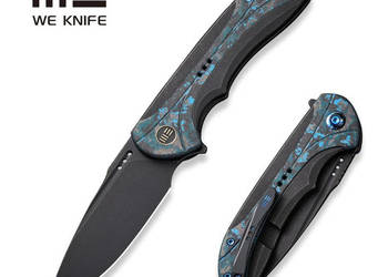 Nóż składany WE Knife Equivik Black Titanium/Arctic Storm Fat Carbon, Blac…