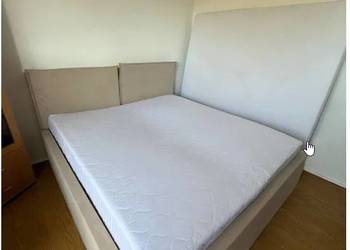 Łóżko 180x200 BREGO Silk Meble tapicerowane ze schowkiem + materac