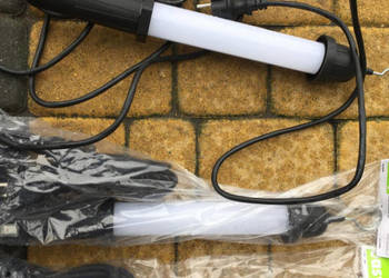 Lampy warsztatowe LED 10 SZTUK ! na 5 m kablu (NOWE)