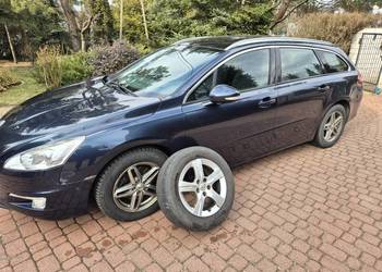 Peugeot 508 2.0 HDI 2013r 140kM kombi granatowy 282kkm, szklany dach
