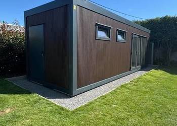 Domek modułowy 824 × 290 cm Pomieszczenie gospodarcze + strefa relaksu