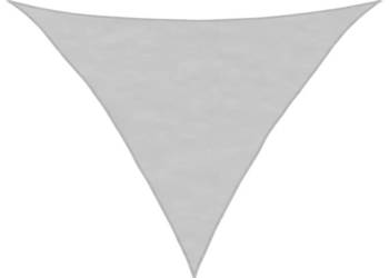 Żagiel przeciwsłoneczny jasnoszary 3x3x424 m 100% poliester WM-4000914