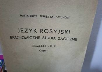 Rosyjski dla studiów zaocznych lektorat kursy językowe wyprzedaż podręcznik