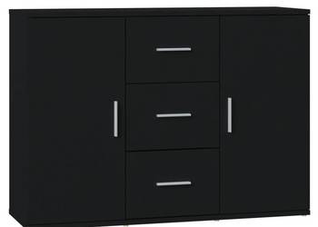 vidaXL Szafka, czarna, 91x29,5x65 cm(SKU:823343)