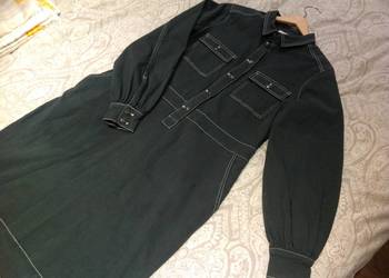 Sukienka Jeans Damska COSTER COPENHAGEN rozm M/L- L Ciemna Zieleń  NOWA