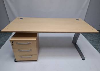 Zestaw mebli Mebelux klon (biurko 160x73 + kontener) - duża ilość