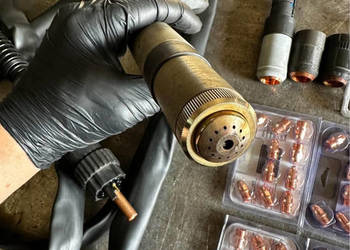 Palnik plazmowy maszynowy Trafimet P141 6m / Złącze Euro / Dużo Części