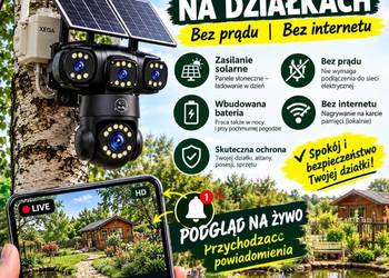 Zakładam kamery na działkach bez prądu i bez internetu l