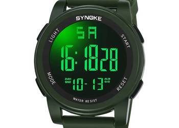 Zegarek wojskowy elektroniczny cyfrowy Synoke sportowy WR50