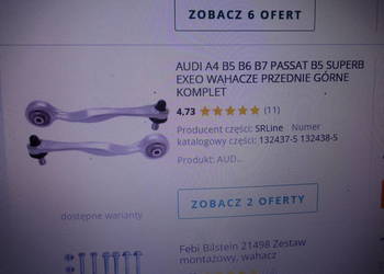 sprzedam wahacze górne