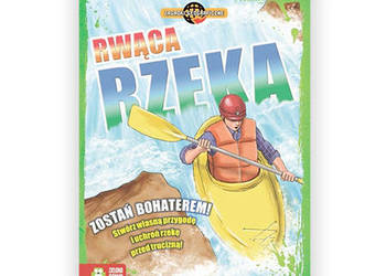 książka Rwąca rzeka Zagadki geograficzne, książka z łamigłówkami dla dzieck