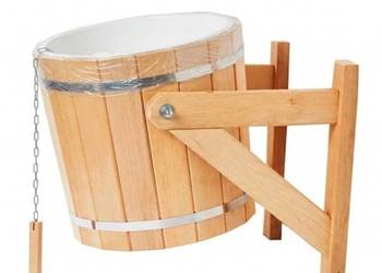 Wiadro prysznicowe do sauny i łaźni