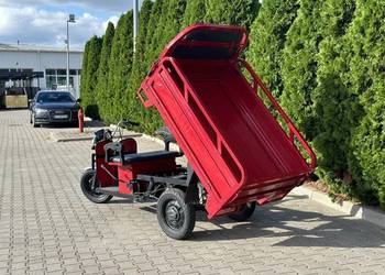 Elektryczny trójkołowiec z kiprem BEZ PRAWA JAZDY! Od 14 roku życia!